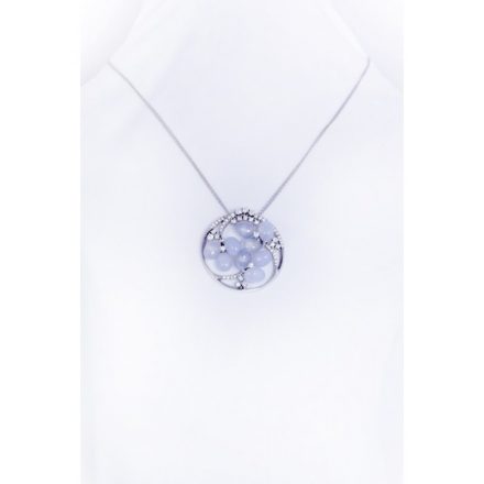 chimento -collierino con calcedonia e brillanti