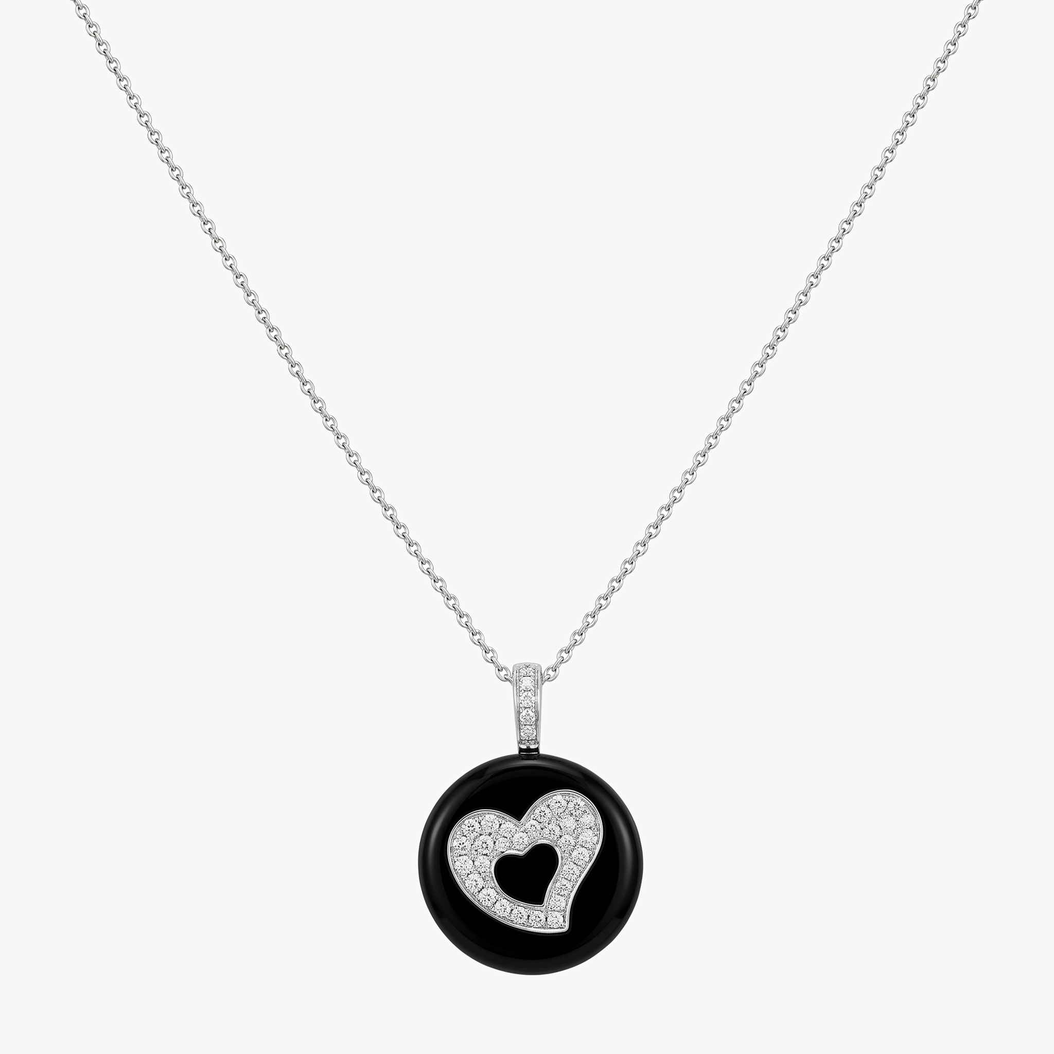 collierino cuore onice