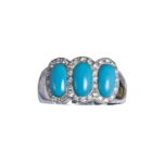 anello Recarlo con turchese ZM958/1B