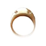 anello Chimento in oro, brillanti e quarzo citrino