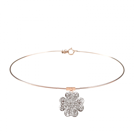 bracciale con quadrifoglio